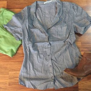 Kimchi Blue Gingham Button Up